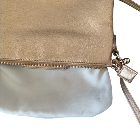 LAUREN CONRAD Rose Gold Crossbody Bag with 5 Leather Roses - Picture 12 of 14